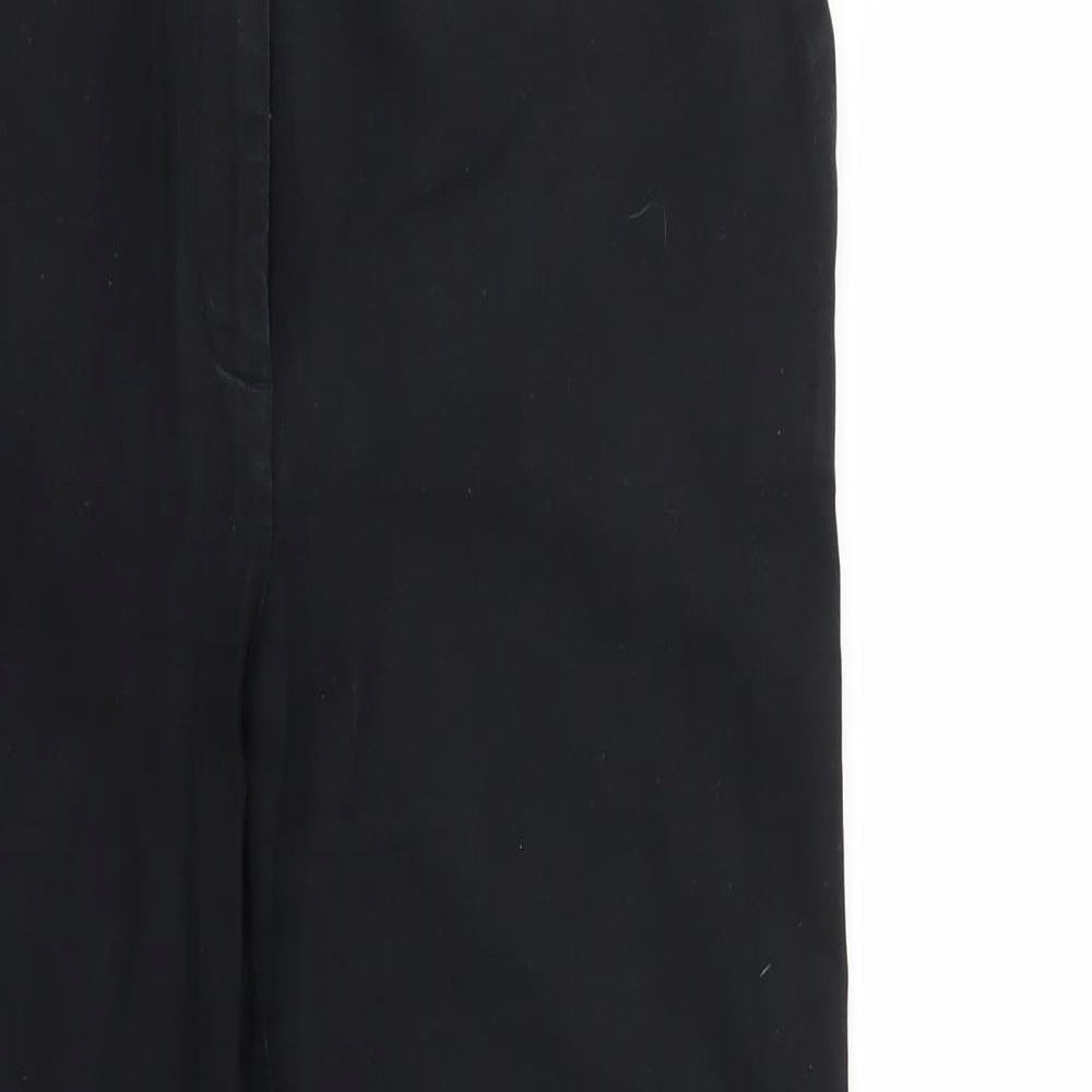 Womens UK Size 34 in Gap Regular Fit  Black Trousers