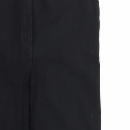 Womens UK Size 34 in Gap Regular Fit  Black Trousers