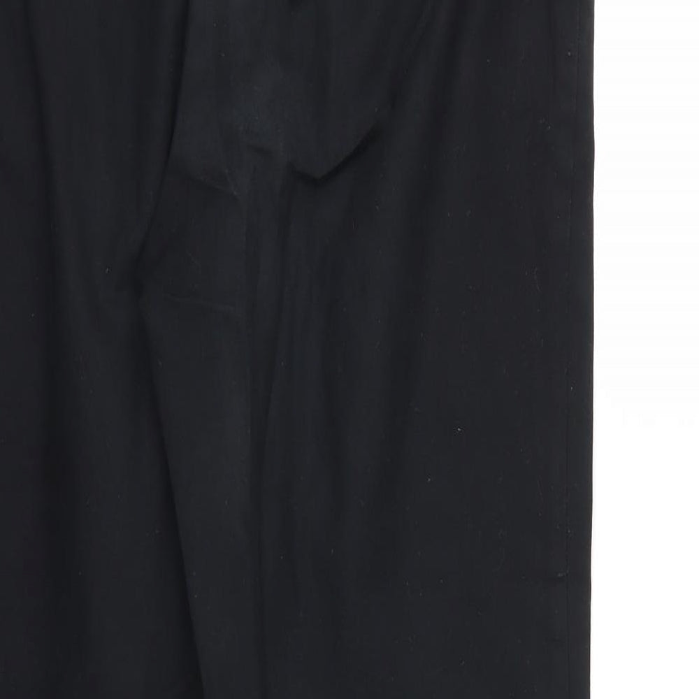 Womens UK Size 34 in Gap Regular Fit  Black Trousers