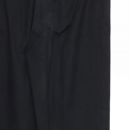 Womens UK Size 34 in Gap Regular Fit  Black Trousers