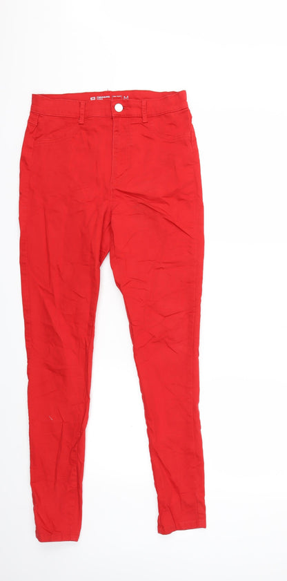 Tregging Thea Womens Red  Denim Skinny Jeans Size M L29 in