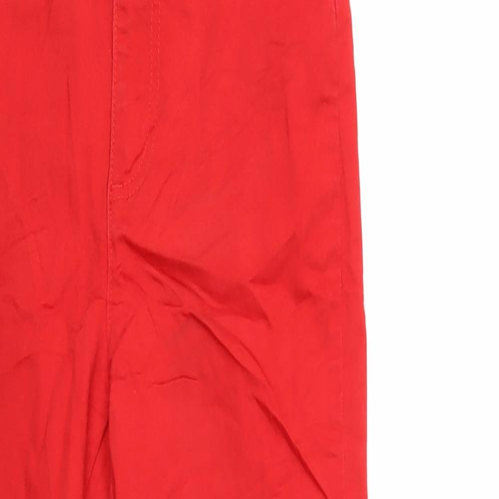 Tregging Thea Womens Red  Denim Skinny Jeans Size M L29 in