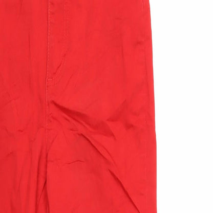 Tregging Thea Womens Red  Denim Skinny Jeans Size M L29 in