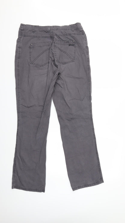 Womens UK Size 32 in Preworn Regular Fit  Grey Trousers