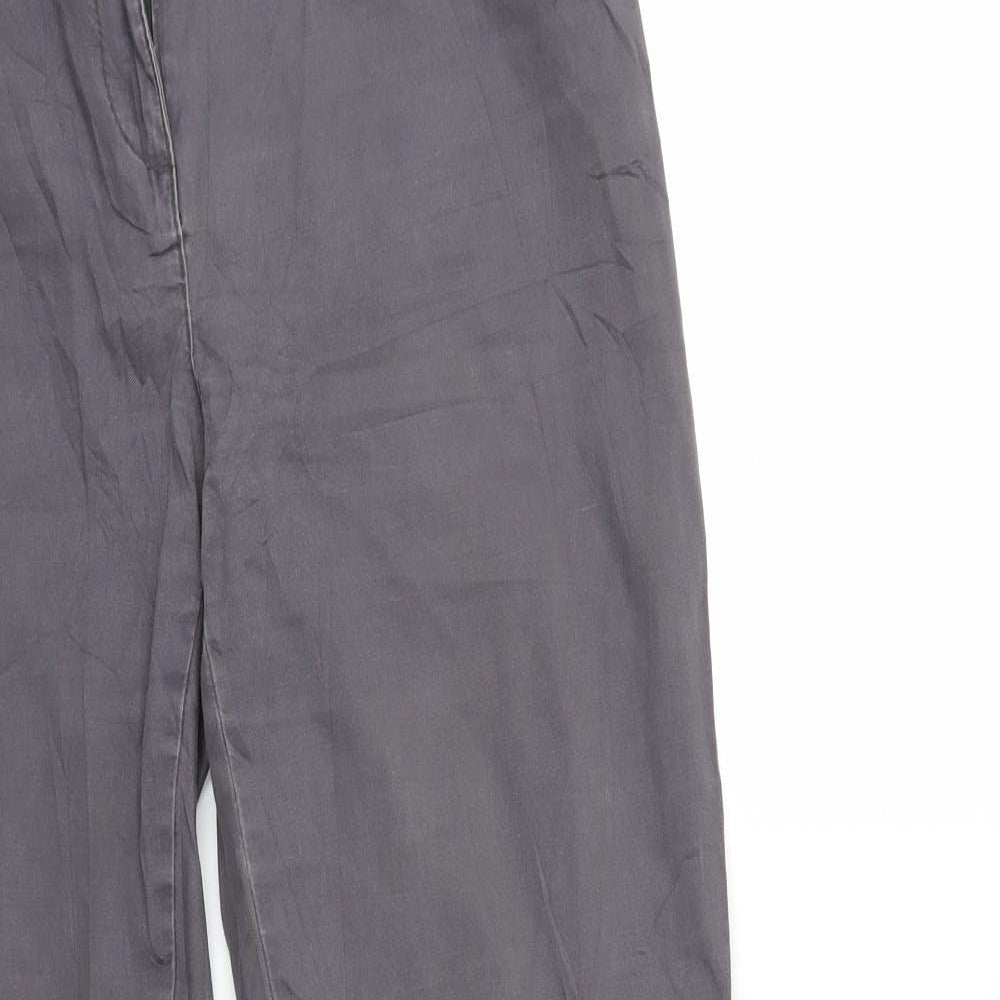 Womens UK Size 32 in Preworn Regular Fit  Grey Trousers