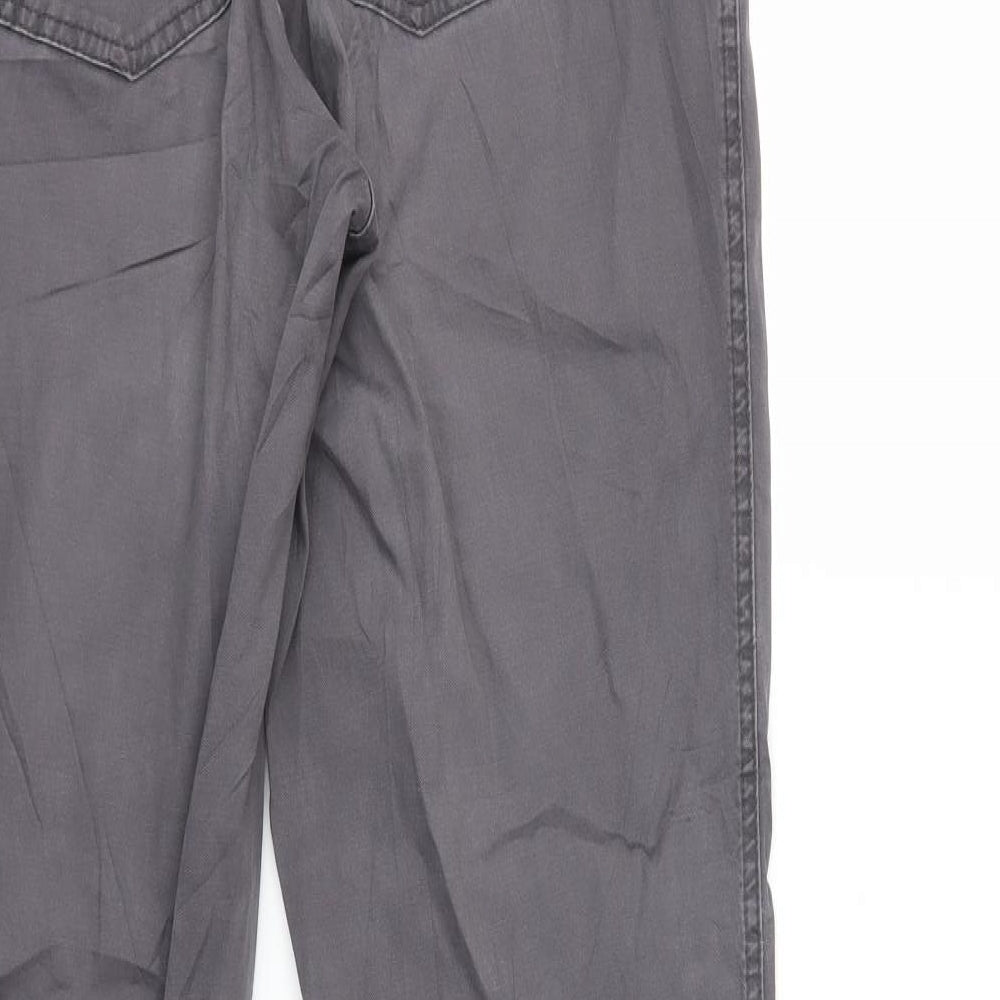 Womens UK Size 32 in Preworn Regular Fit  Grey Trousers
