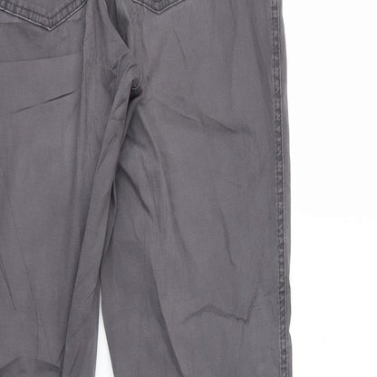 Womens UK Size 32 in Preworn Regular Fit  Grey Trousers