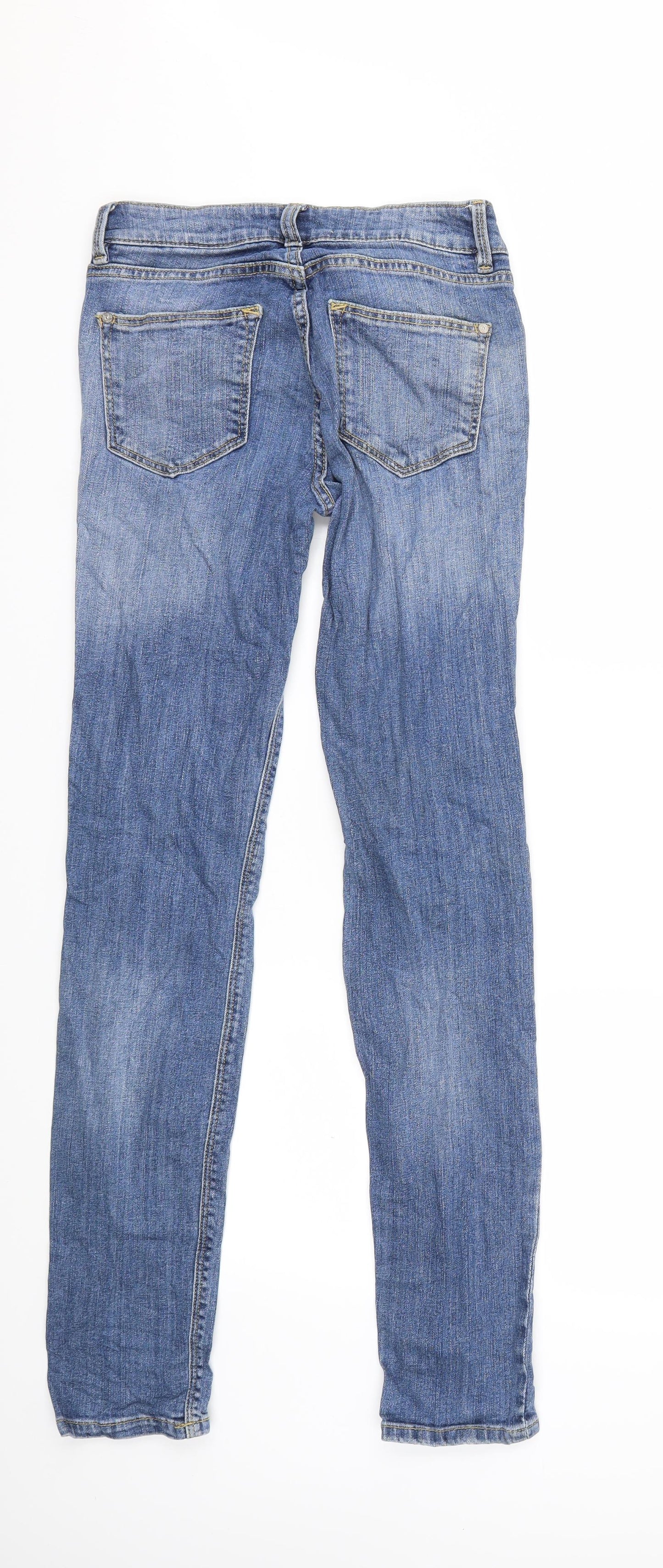 Womens UK Size 36 in Preworn Regular Fit Skinny Blue Jeans