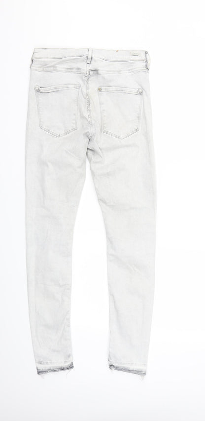 H&M Womens Grey  Denim Skinny Jeans Size 28 in L29 in