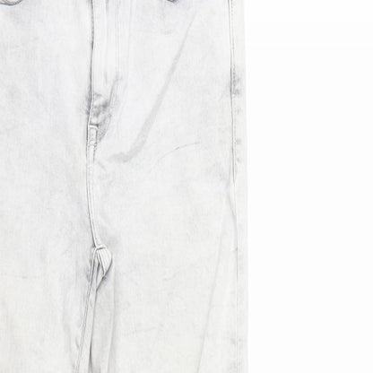 H&M Womens Grey  Denim Skinny Jeans Size 28 in L29 in