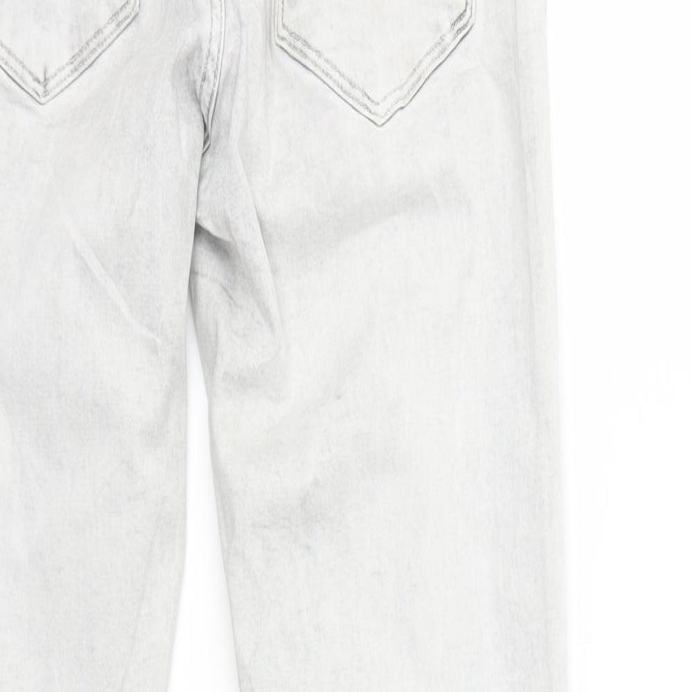 H&M Womens Grey  Denim Skinny Jeans Size 28 in L29 in