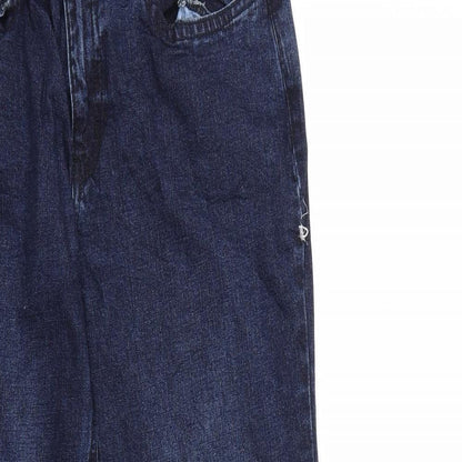elle nov Womens Blue  Denim Straight Jeans Size 30 in L30 in