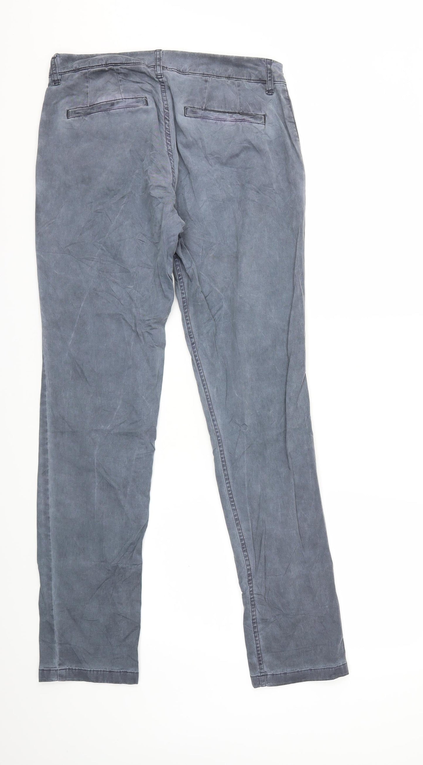 up fashion Womens Grey  Denim Trousers  Size 12 L31 in