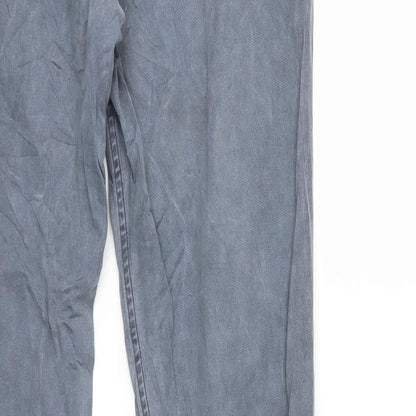up fashion Womens Grey  Denim Trousers  Size 12 L31 in