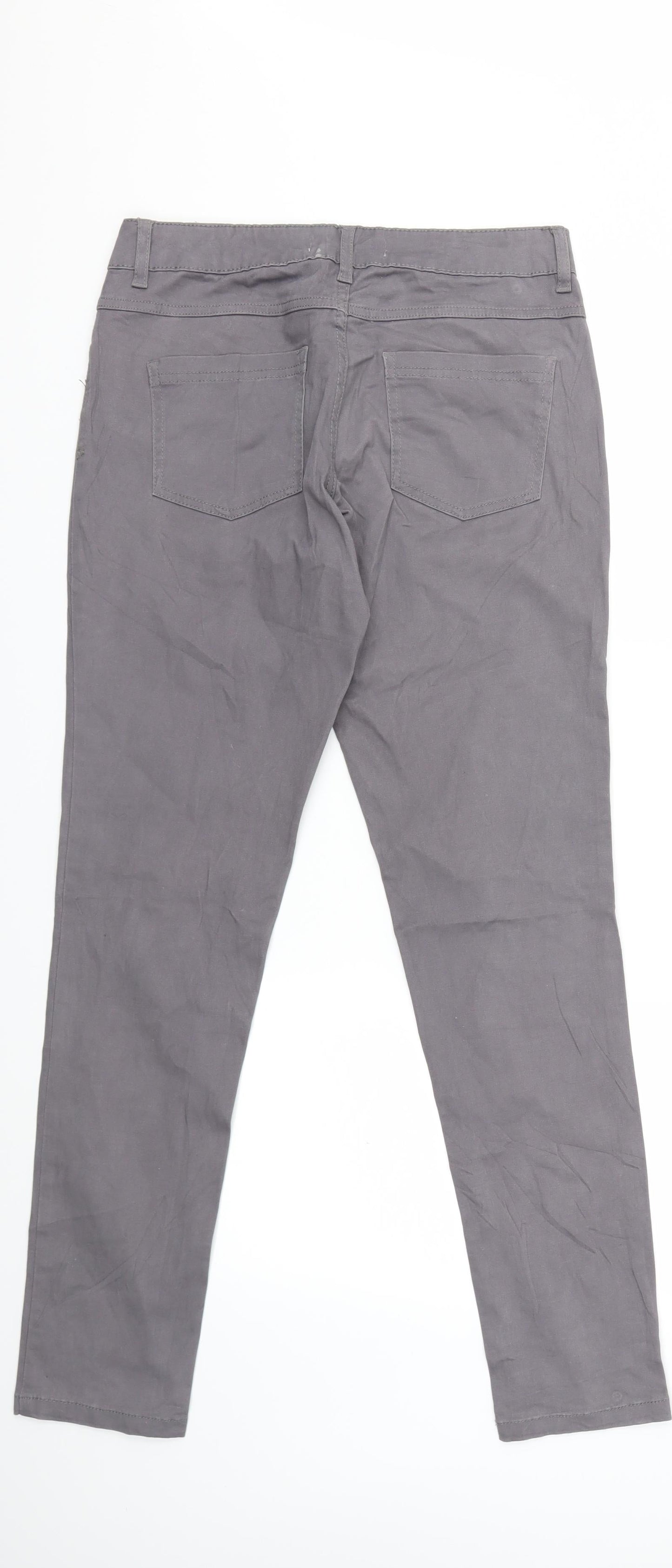 Womens UK Size 36 Blue Motion Regular Fit  Grey Trousers
