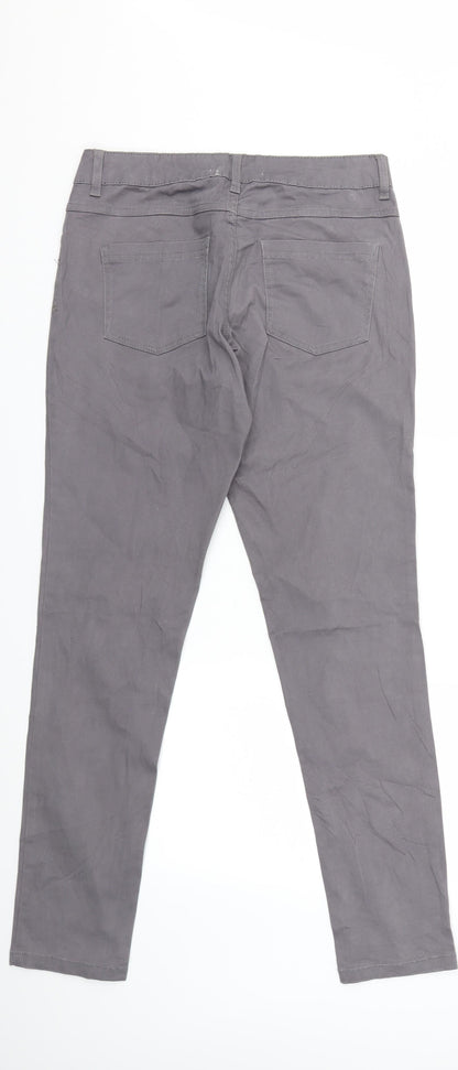 Womens UK Size 36 Blue Motion Regular Fit  Grey Trousers
