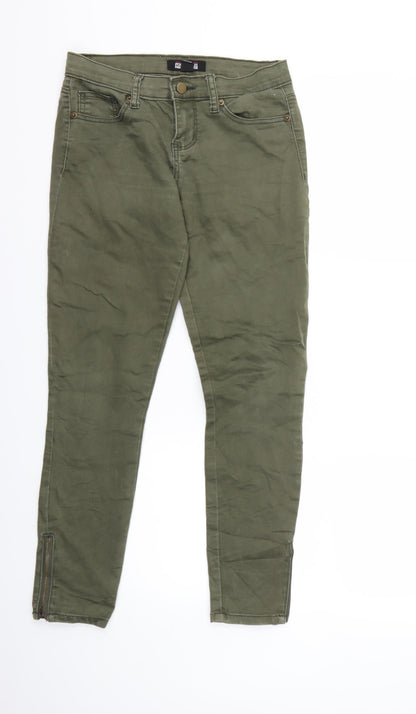 FOREVER 21 Womens Green  Denim Skinny Jeans Size 6 L27 in