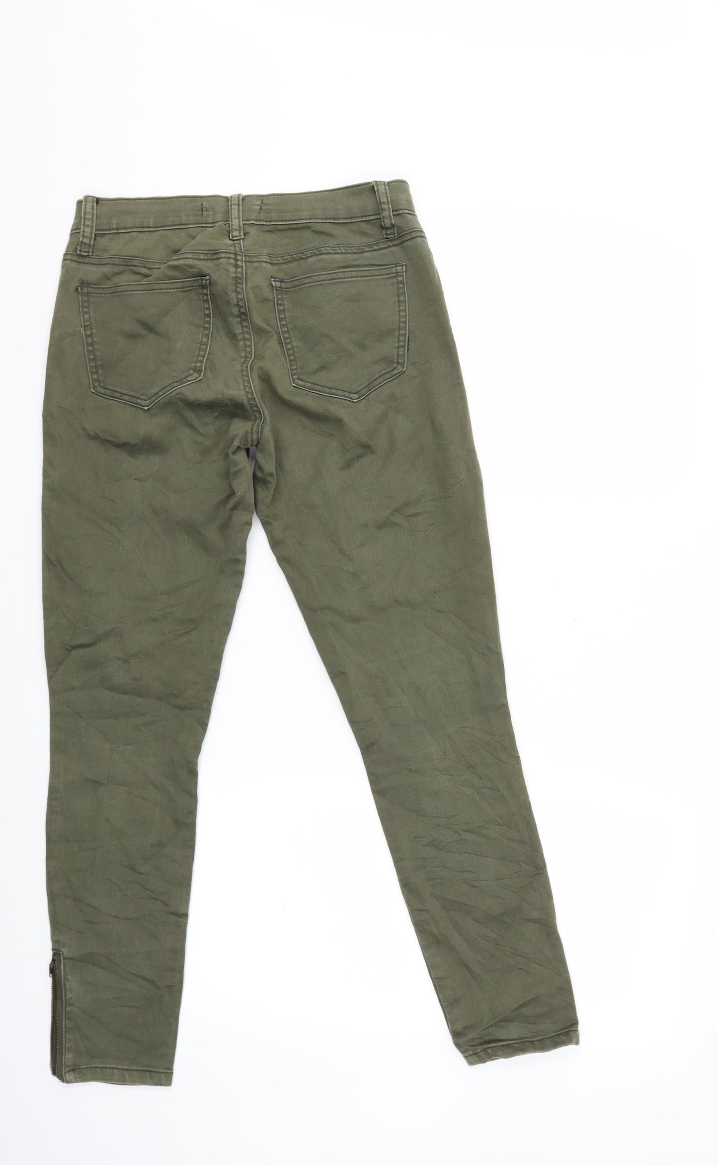 FOREVER 21 Womens Green  Denim Skinny Jeans Size 6 L27 in