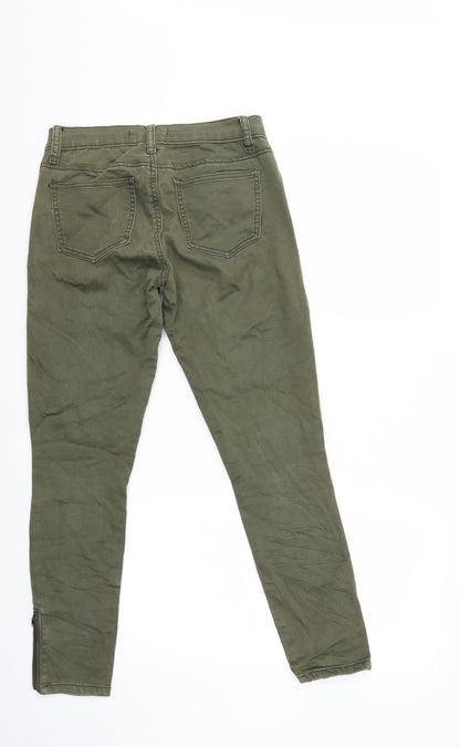 FOREVER 21 Womens Green  Denim Skinny Jeans Size 6 L27 in
