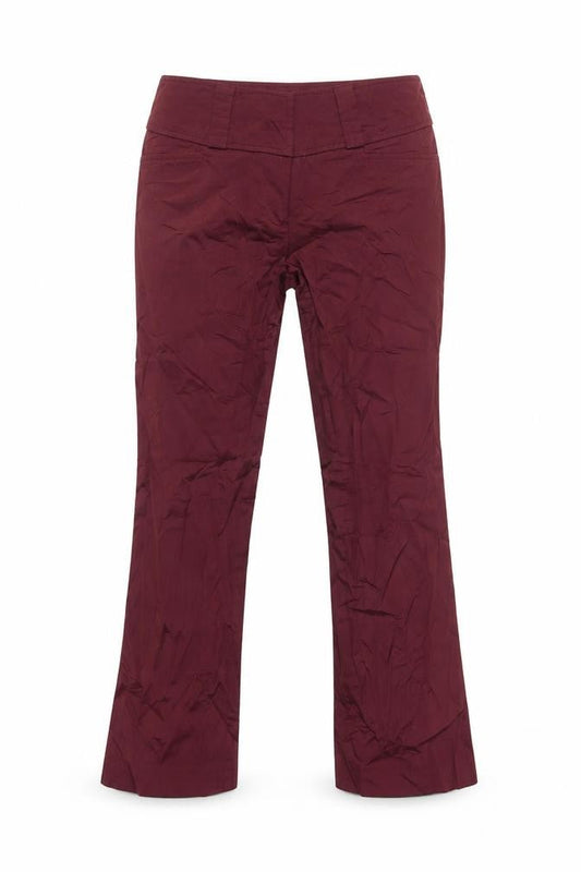 Womens UK Size 10 H&M Regular Fit  Red Trousers
