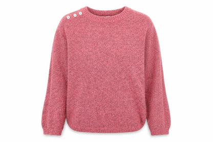 Julipa Womens Pink   Pullover Jumper One Size