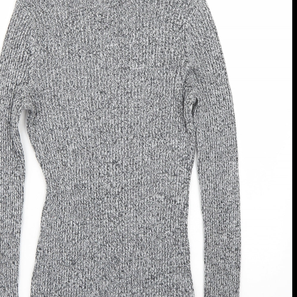 H&M Womens Grey   Pullover Jumper Size L