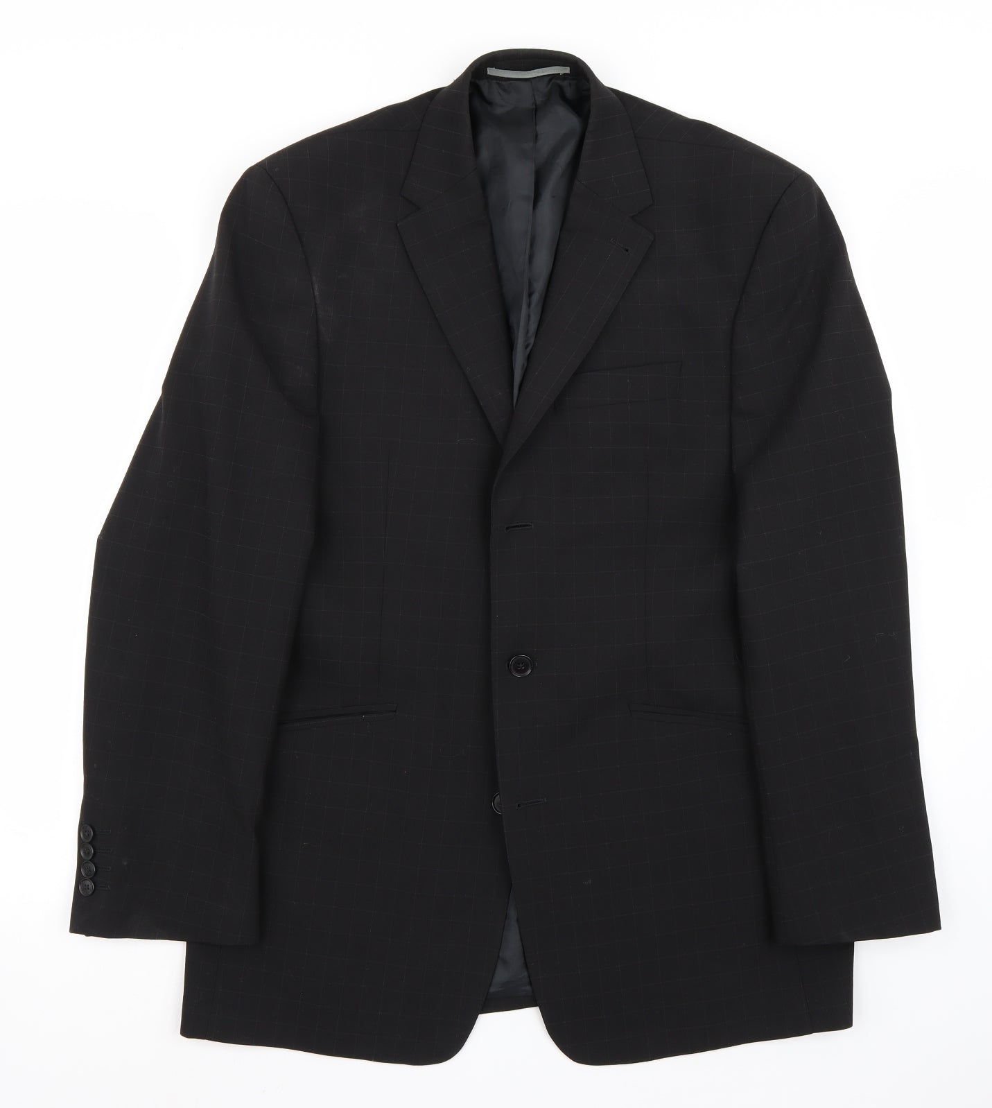 Mens UK Size 40 Marks and Spencer Regular Black Suit Jacket