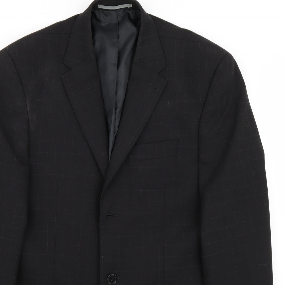 Mens UK Size 40 Marks and Spencer Regular Black Suit Jacket
