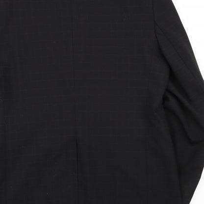 Mens UK Size 40 Marks and Spencer Regular Black Suit Jacket
