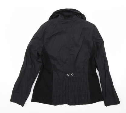 SE Womens Black   Jacket Coat Size 12