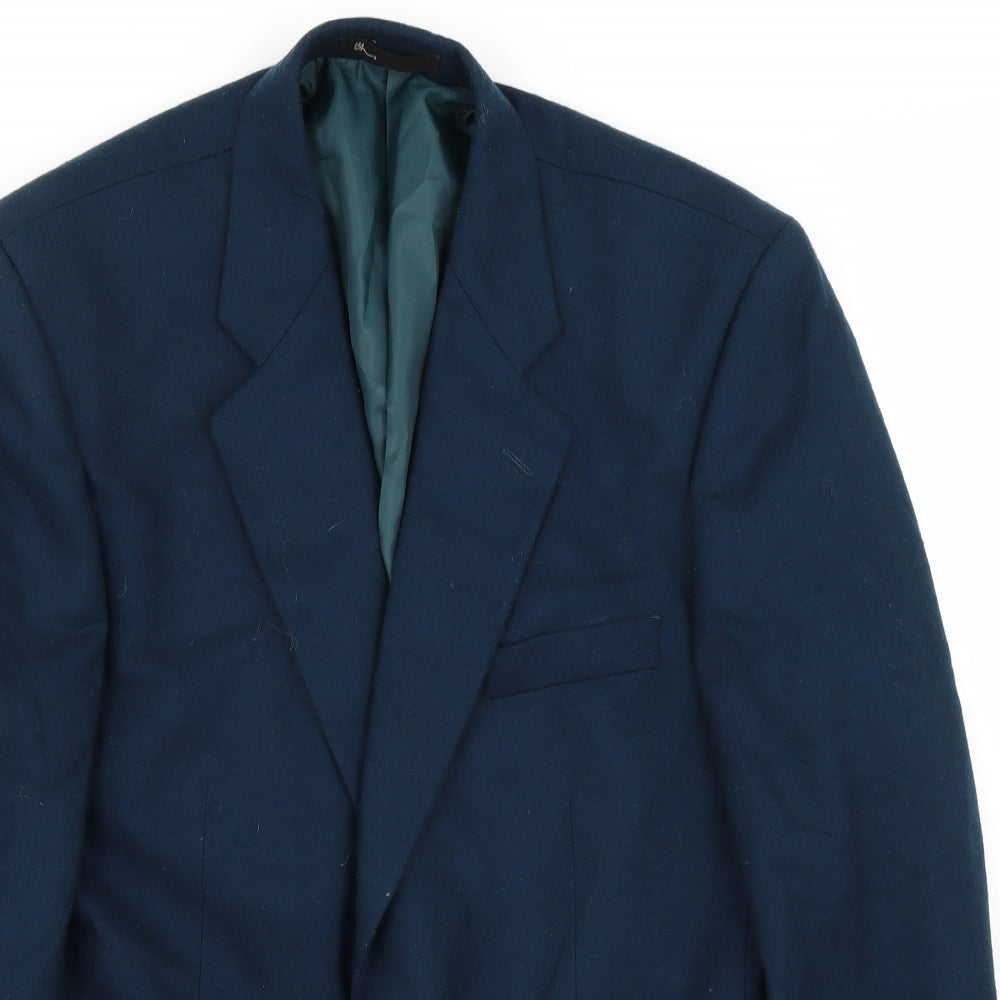 Mens UK Size 42 BHS Regular Blue Suit Jacket