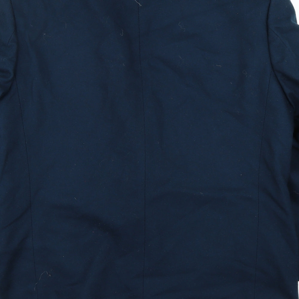 Mens UK Size 42 BHS Regular Blue Suit Jacket