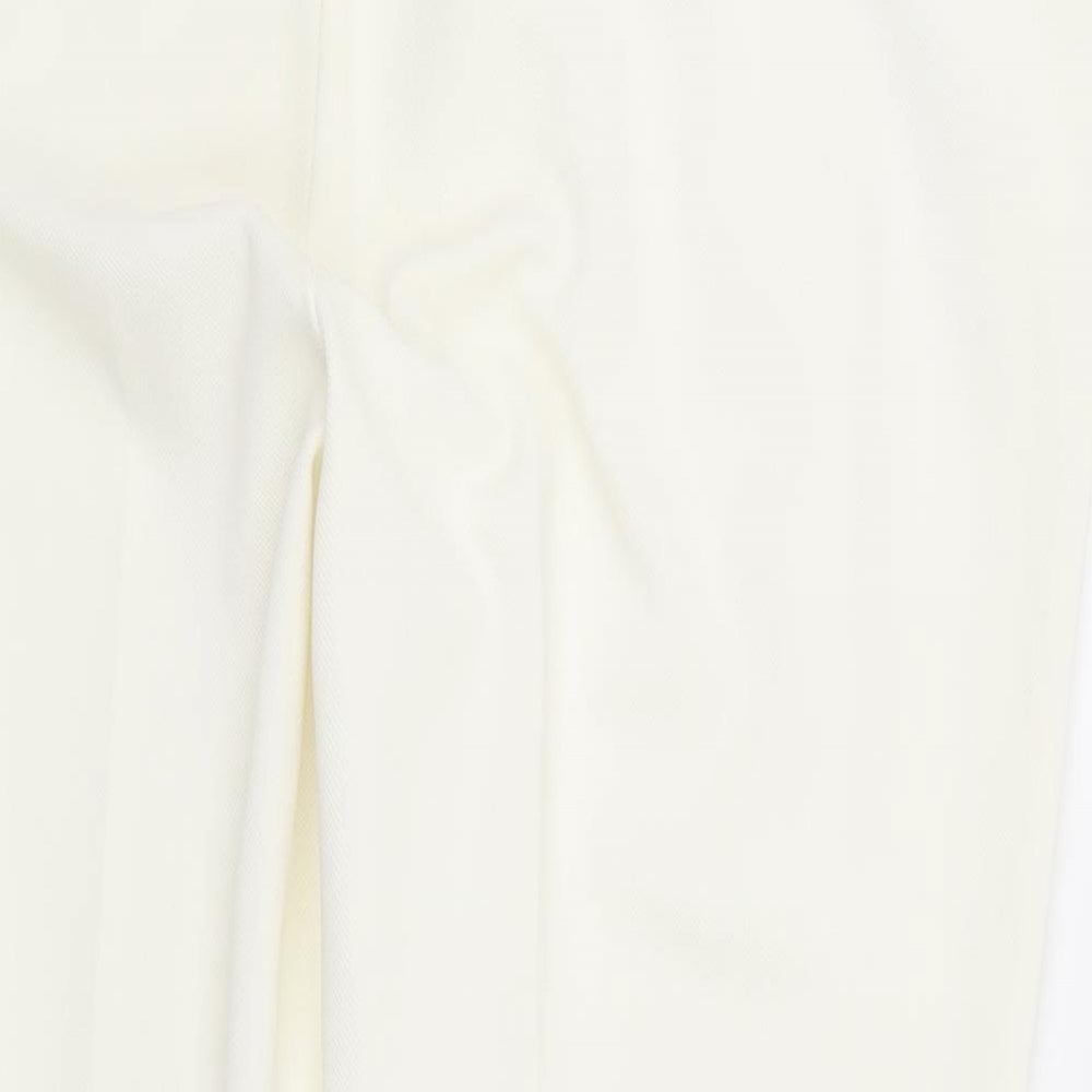 Womens UK Size 16 Dorothy Perkins Regular Fit Sweatpants White Trousers