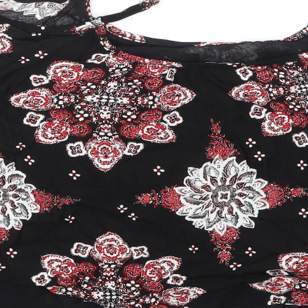 Womens UK Size 12 Select Black Basic Blouse