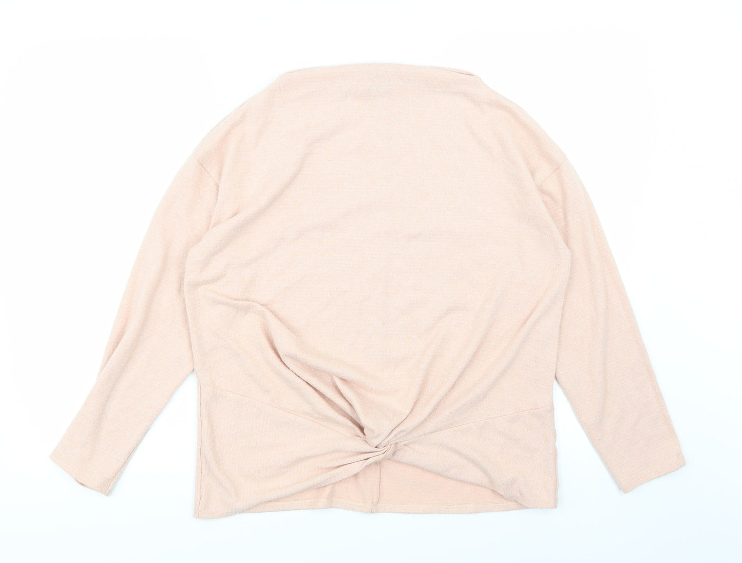 George Womens Pink Solid  Top Pyjama Set Size 14