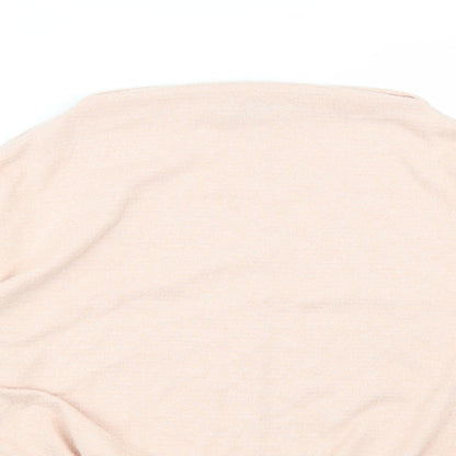 George Womens Pink Solid  Top Pyjama Set Size 14