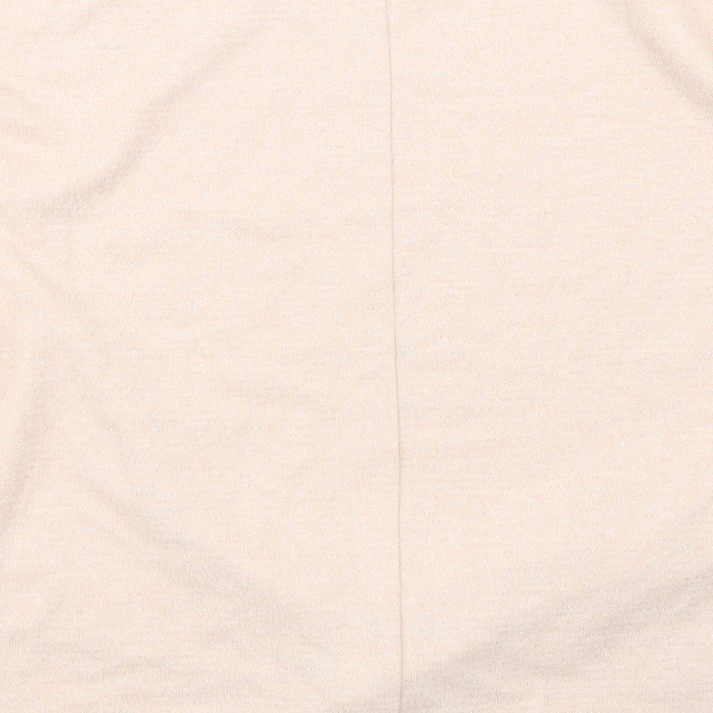 George Womens Pink Solid  Top Pyjama Set Size 14