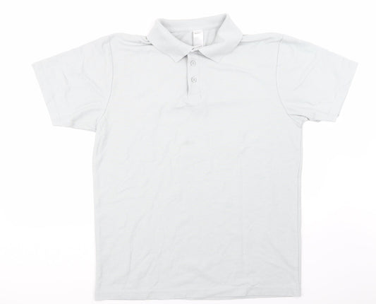 Alexander Mens Grey    Polo Size L