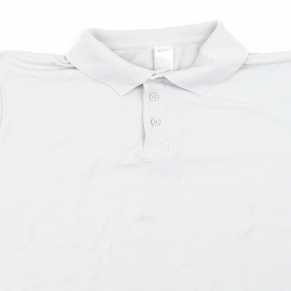 Alexander Mens Grey    Polo Size L