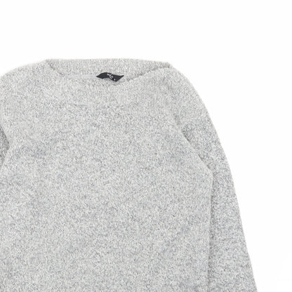 M&Co Womens Grey   Basic T-Shirt Size 8