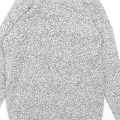 M&Co Womens Grey   Basic T-Shirt Size 8