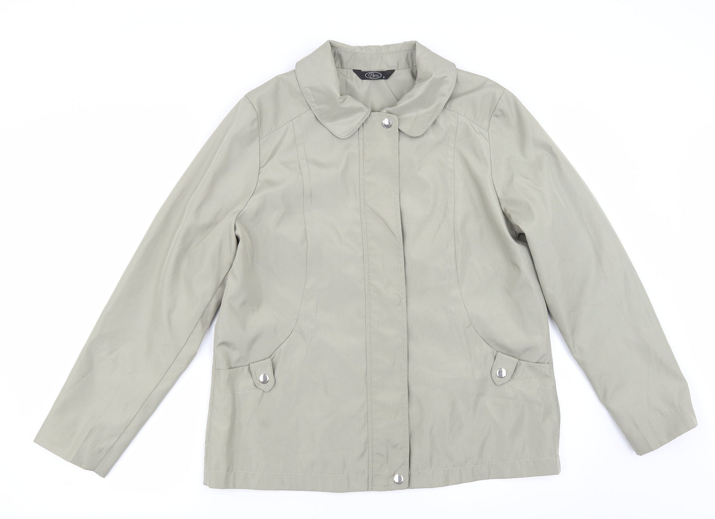Womens UK Size One Size BM Green Bomber Jacket