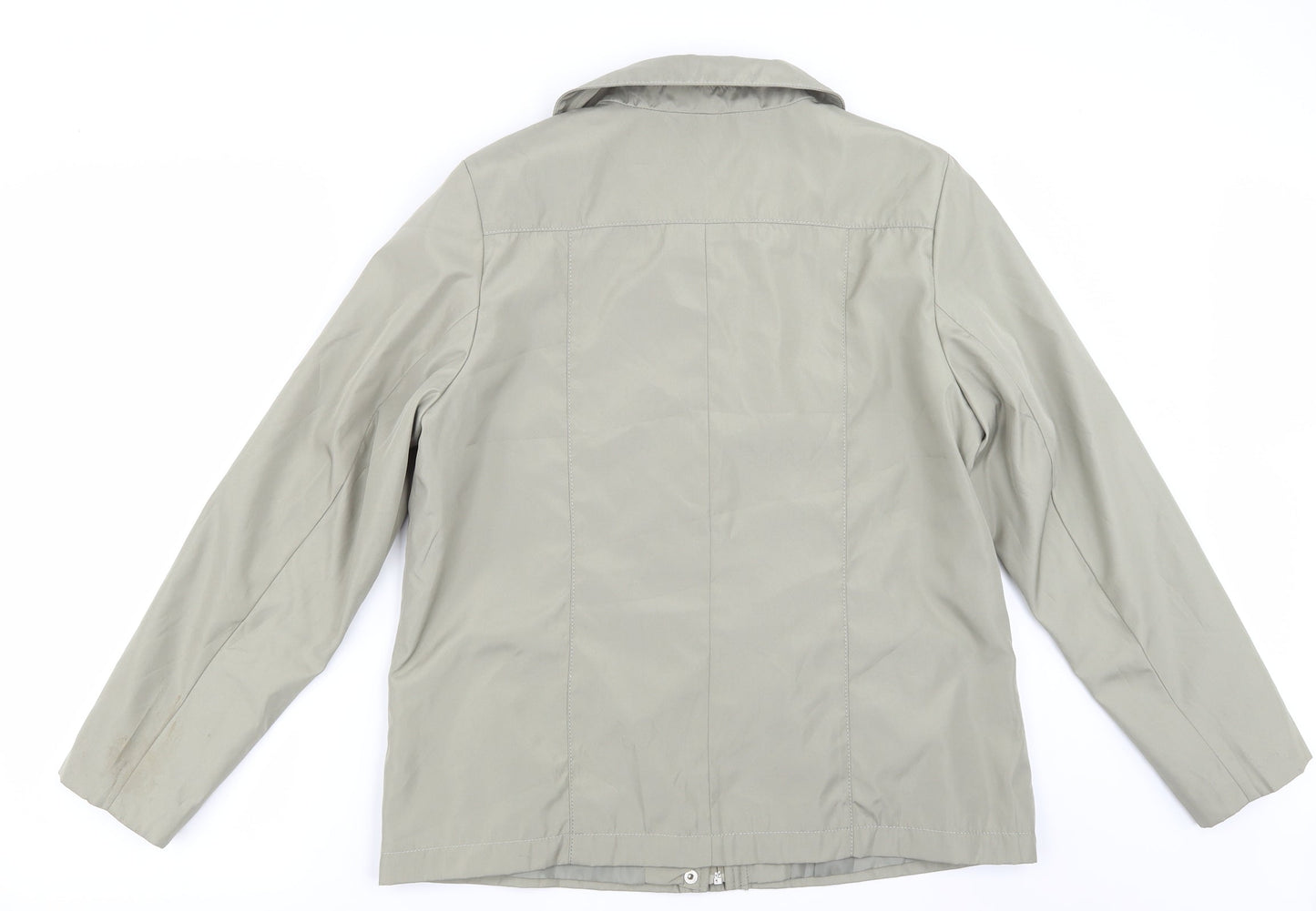 Womens UK Size One Size BM Green Bomber Jacket