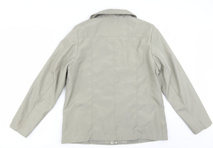 Womens UK Size One Size BM Green Bomber Jacket