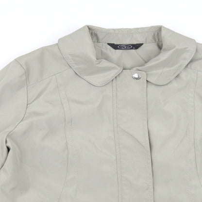 Womens UK Size One Size BM Green Bomber Jacket