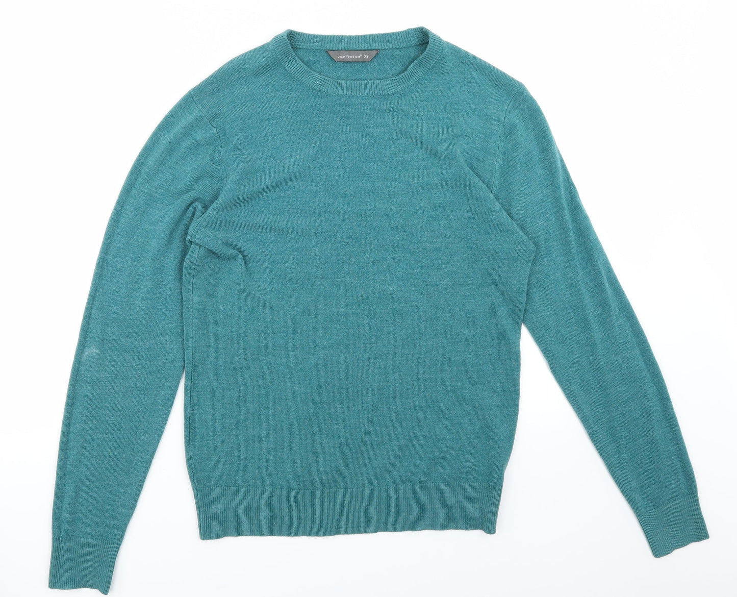 Mens UK Size XS Cedar Wood State Green Pullover Sweatshirt