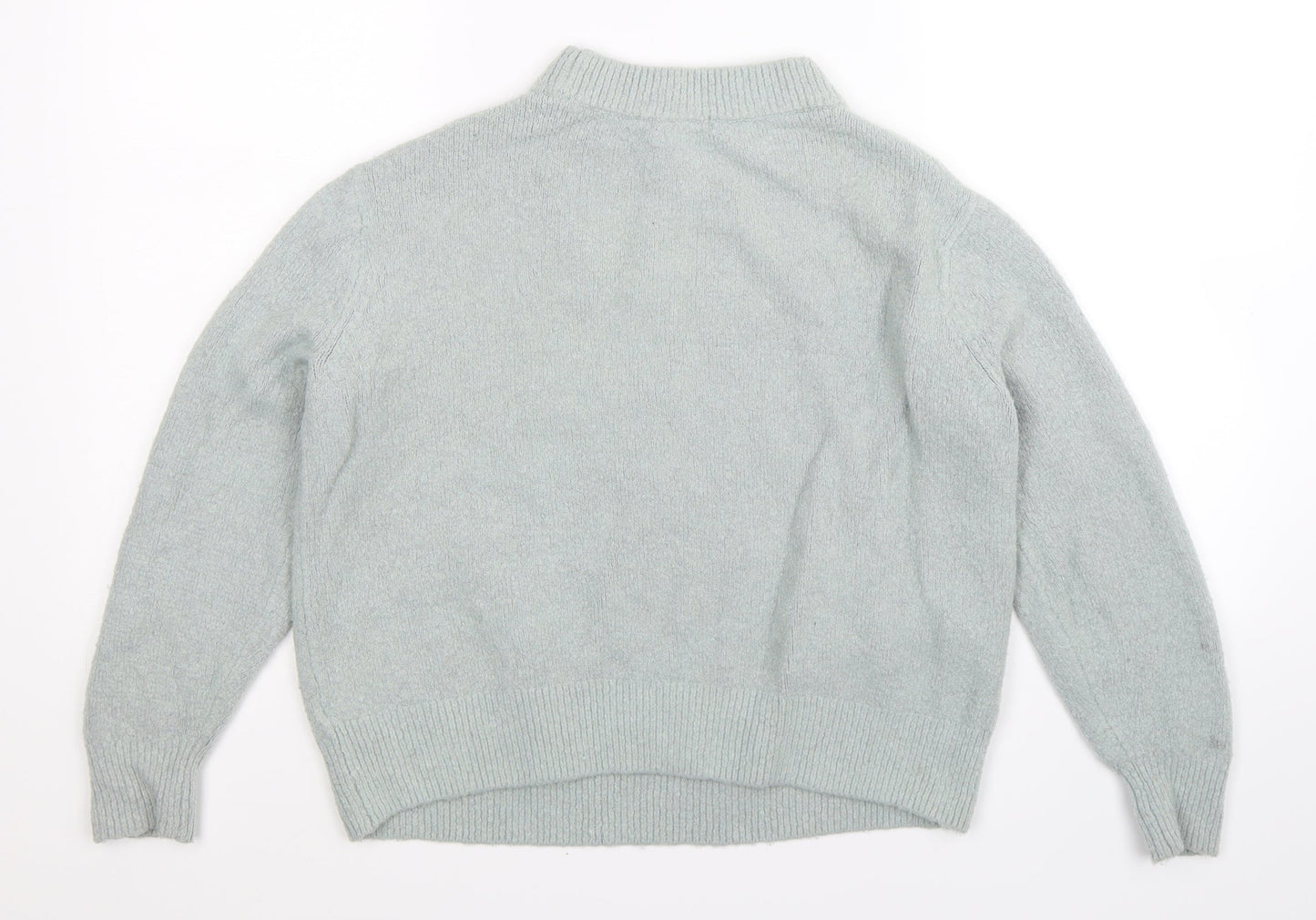 H&M Womens Grey  Knit Pullover Jumper Size XS