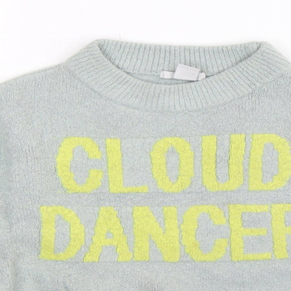 H&M Womens Grey  Knit Pullover Jumper Size XS