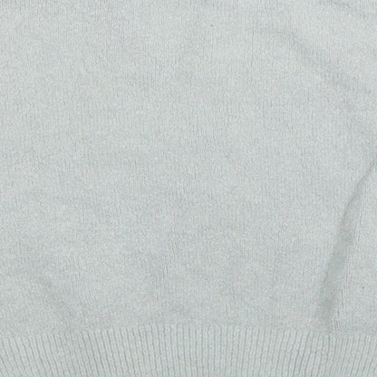 H&M Womens Grey  Knit Pullover Jumper Size XS