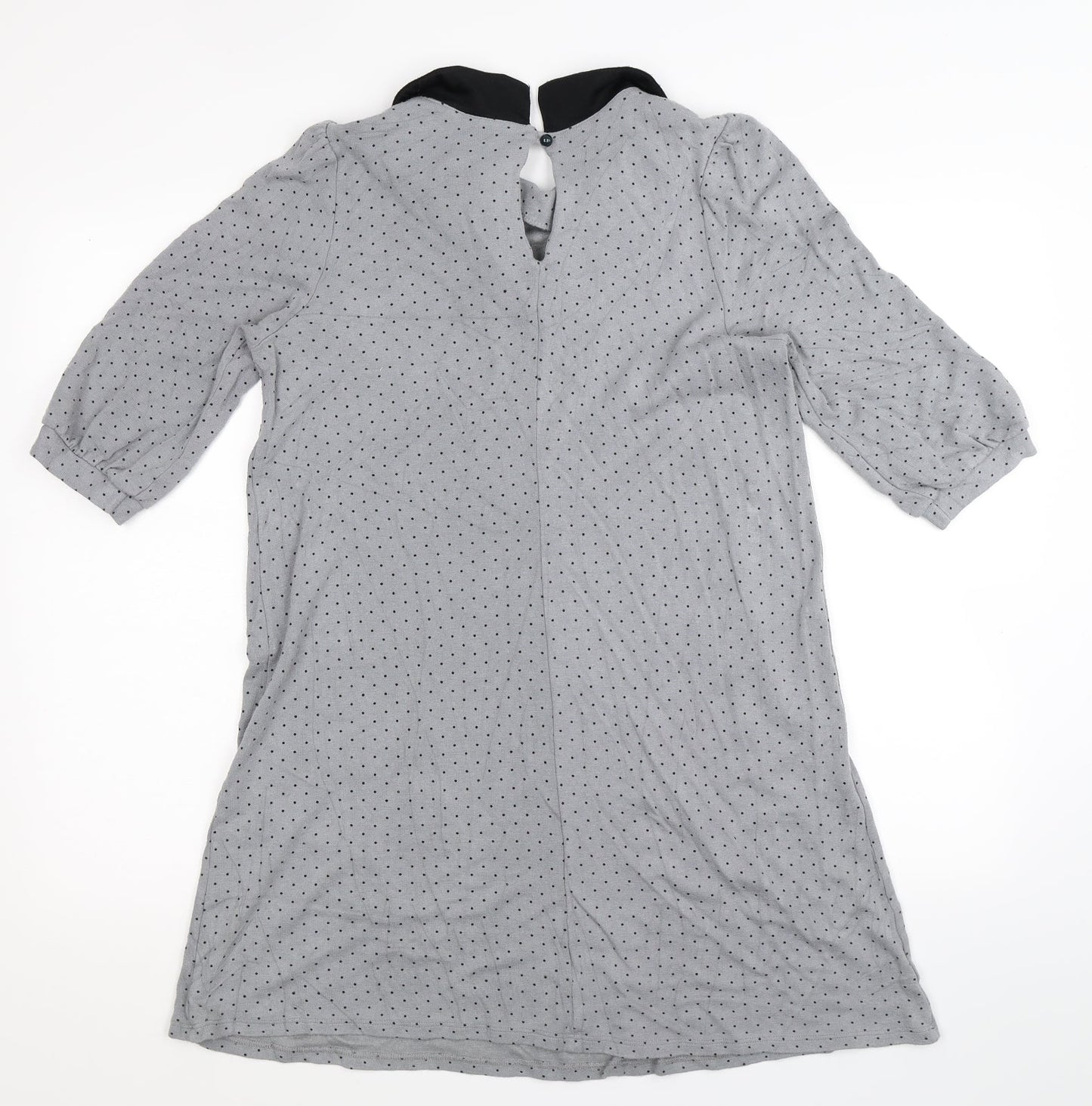 CODE Womens Grey Polka Dot  Mini  Size 12